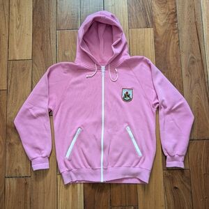 Bermuda Vintage Pink Zip-Up Hoodie (L)